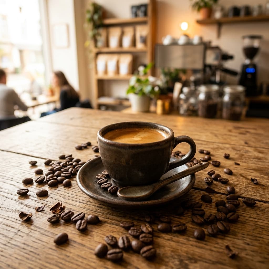 Grãos especiais e microlotes de café no Taipei